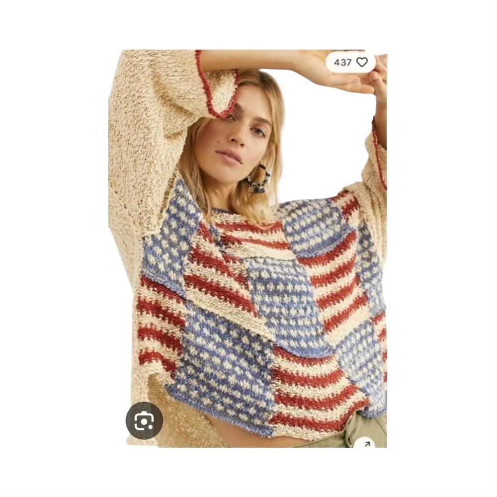 RARE Free People Rare Liberty Pullover